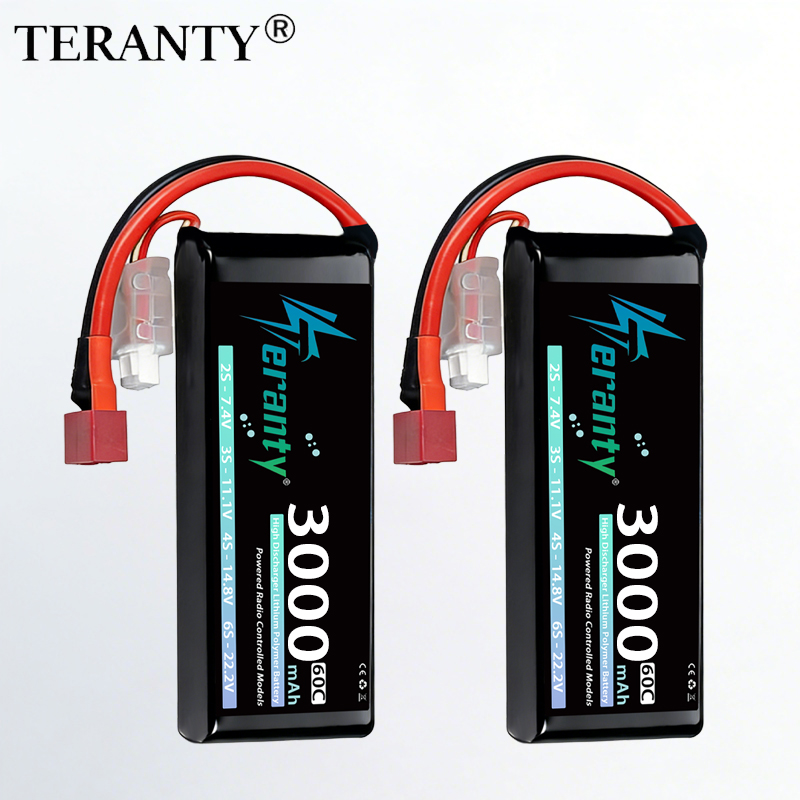 Drone Battery Connector - Batteria Lipo TERANTY 2S 3000mAh 7.4V