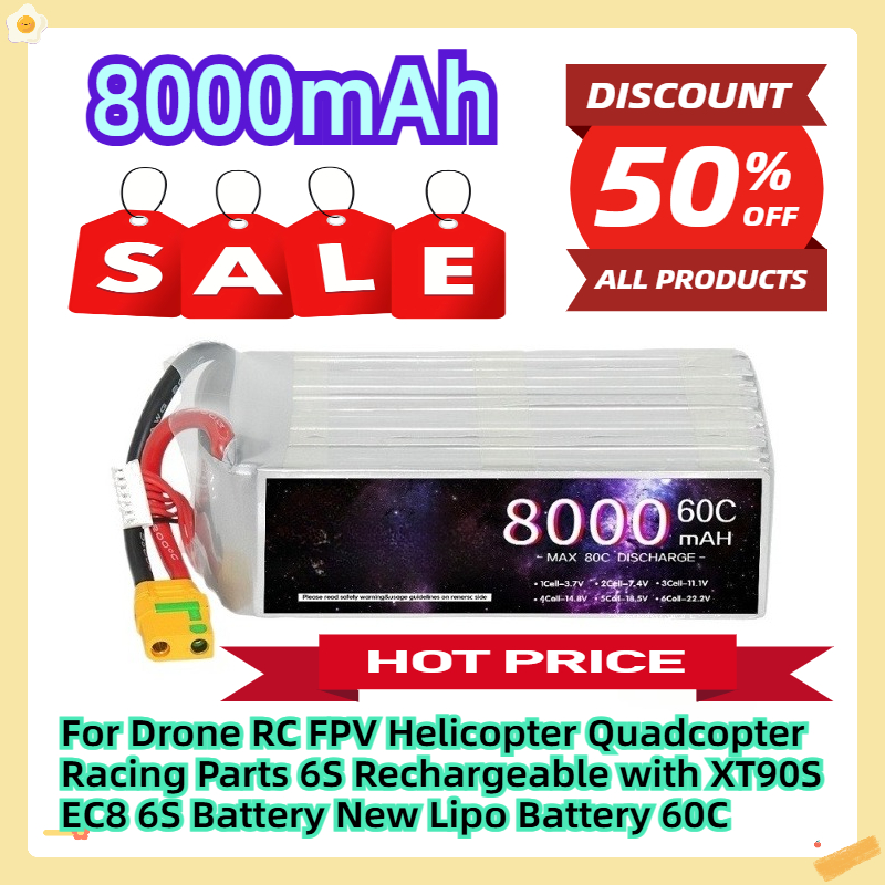 Drone Battery Li-Ion - Per Drone RC FPV Elicottero Quadcopter