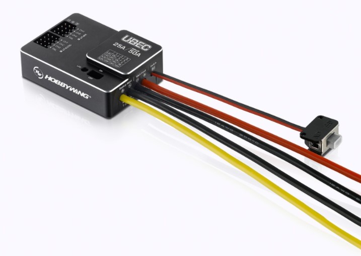 Modulo Hobbywing UBEC 25A HV 3 - Drone Battery Connector recensione e prezzo