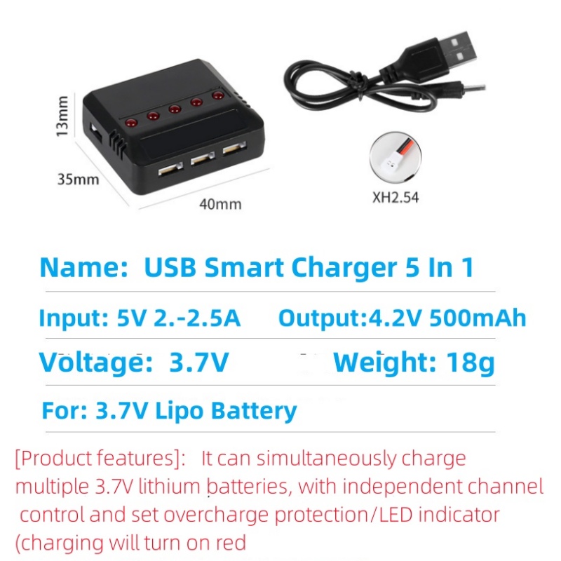 Syma X5HW X5HC X5C X5SW 3.7V 5 - Drone Battery Connector recensione e prezzo