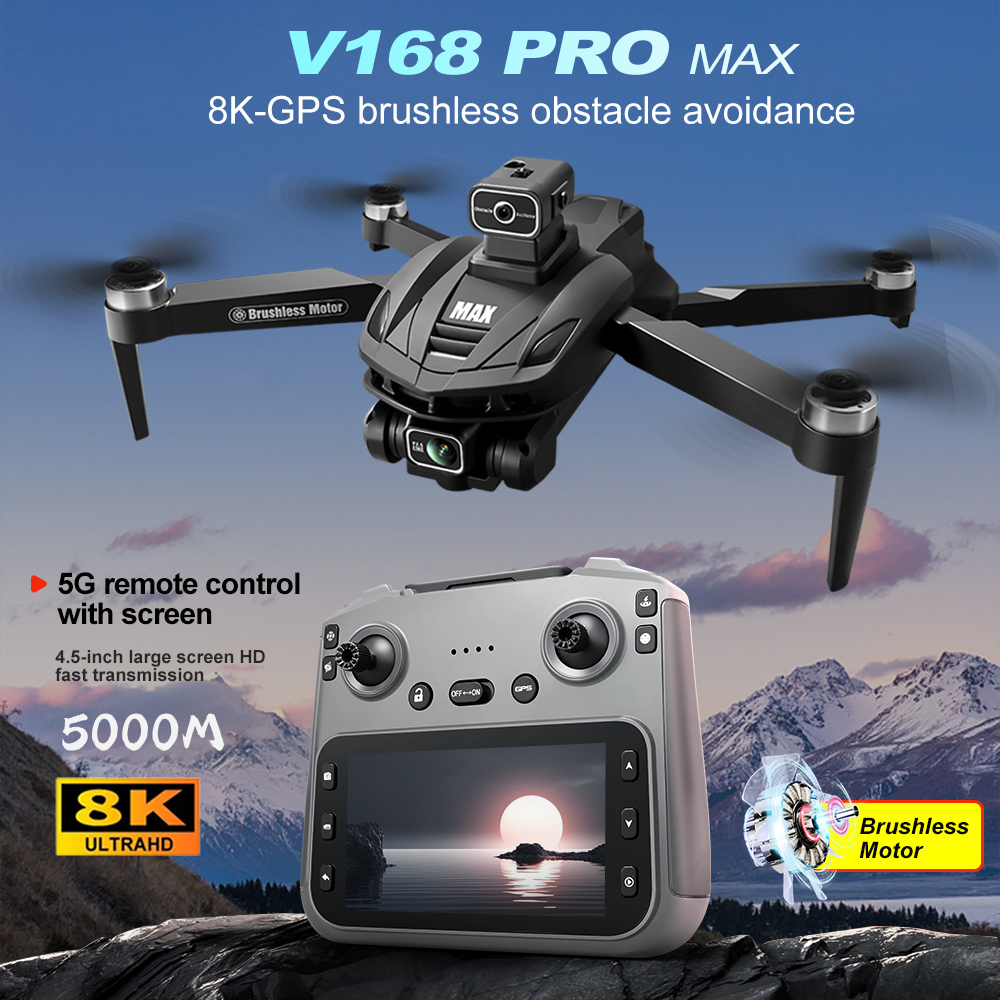 V168 PRO Max GPS Drone 8K Prof - Drone Battery Case recensione e prezzo