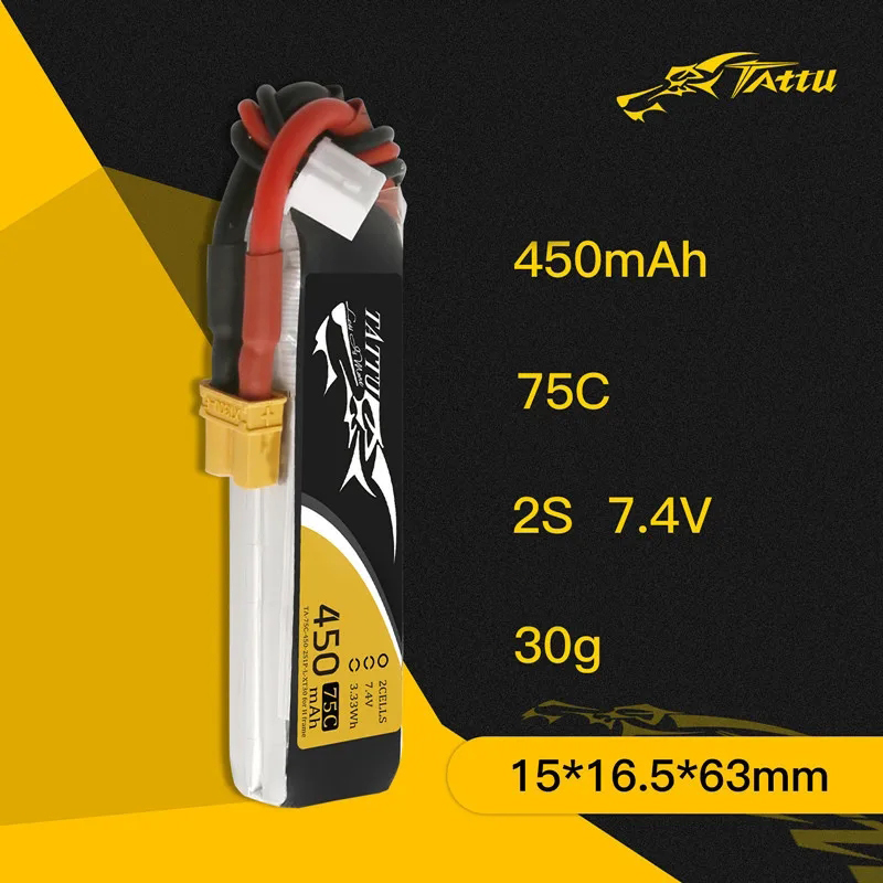 3 pezzi NUOVO TATTU 450/500/55 - Drone Battery 3S recensione e prezzo