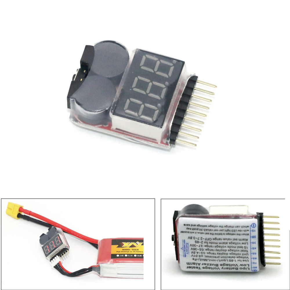 Tester di tensione della batte - Drone Battery Alarm recensione e prezzo
