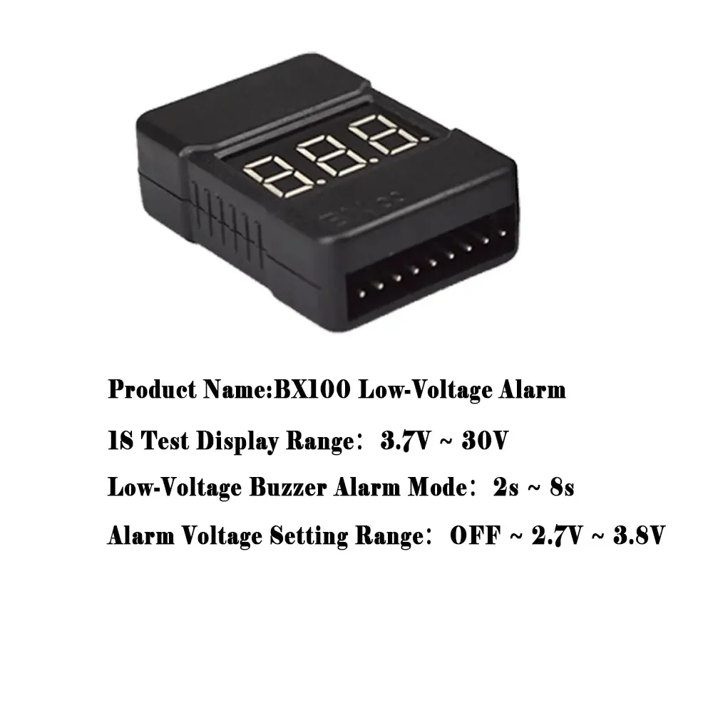 BX100 1-8S Tester di tensione  - Drone Battery Alarm recensione e prezzo