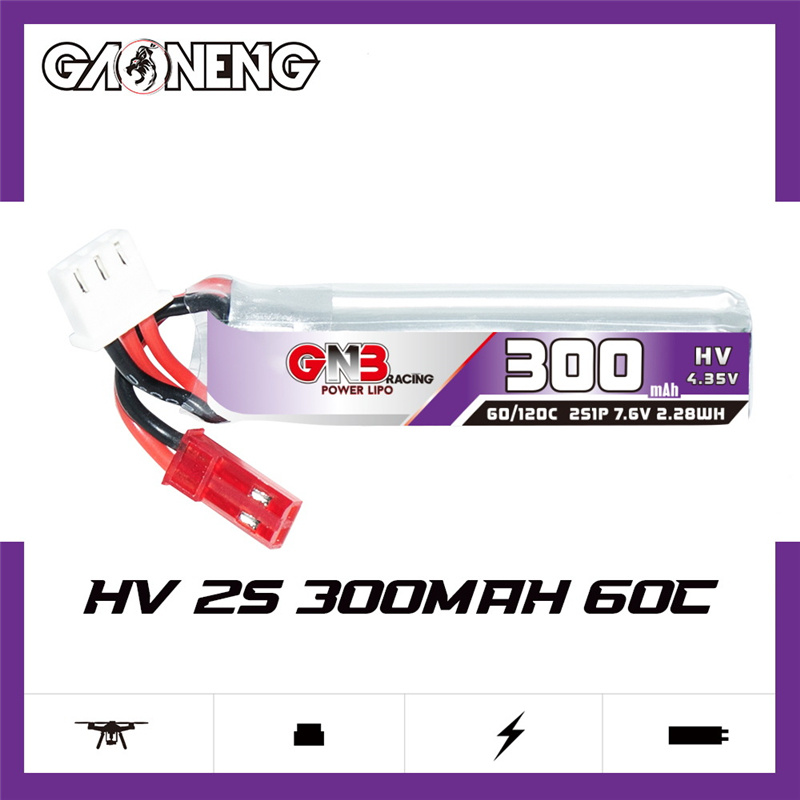 GAONENG GNB 2S 7.6V 300mAh 60C - Drone Battery Connector recensione e prezzo